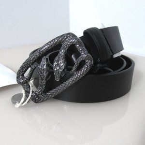 Just Cavalli NWT Roberto Cavalli 3D Snake Buckle Belt